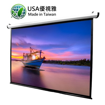 USA 優視雅 USA-43AS100 100吋 4:3 電動布幕;官方系列參考圖